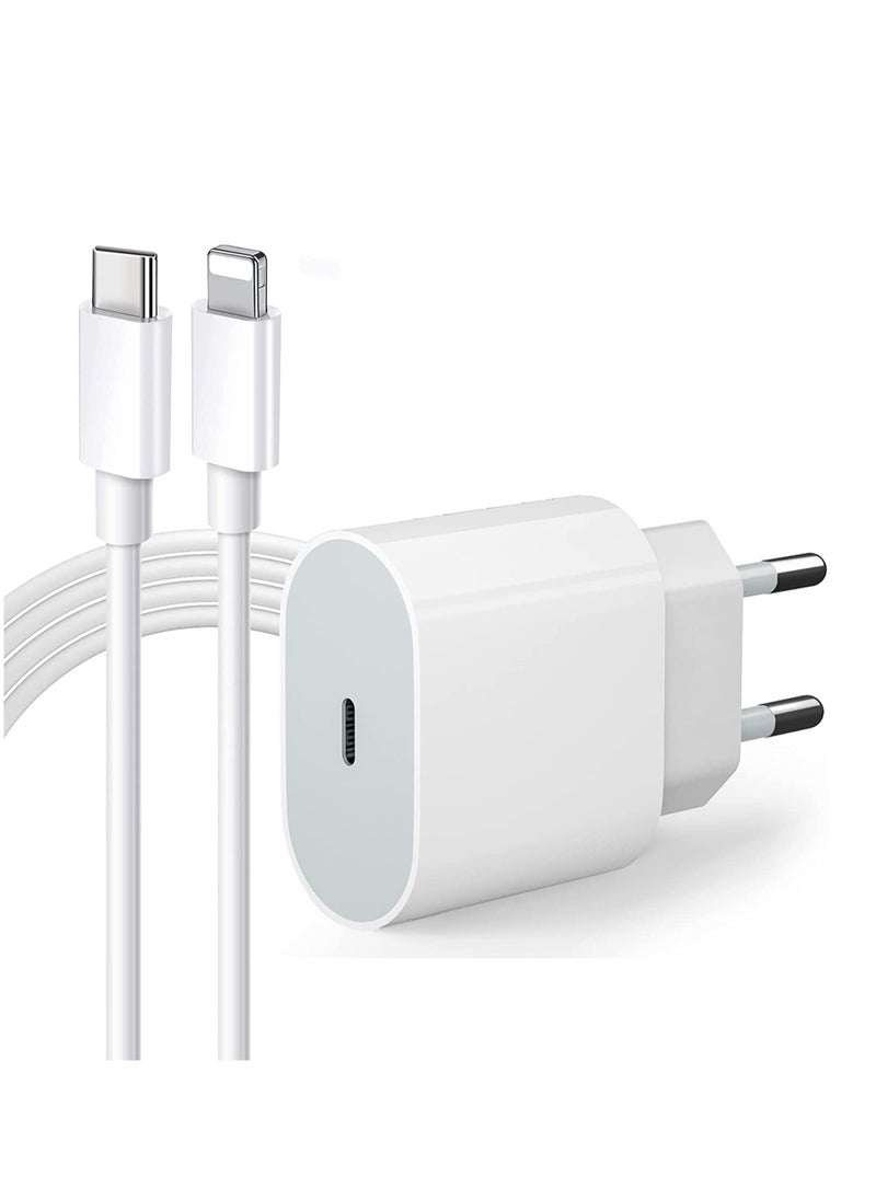 ELTRAZONE - logo fast charging 20W PD3.0 portable power adapter EU US PD 20W USB C wall charger for iphone 14 pro max charger - Image 1