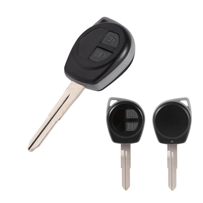 Remote Key Shell: 2 Buttons Durable Rust-Proof Replacement Key Case - Easy Component Transfer Car Key Shell for Suzuki Vitara Swift Owners - Image 3