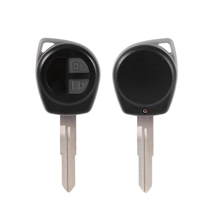 Remote Key Shell: 2 Buttons Durable Rust-Proof Replacement Key Case - Easy Component Transfer Car Key Shell for Suzuki Vitara Swift Owners - Image 2
