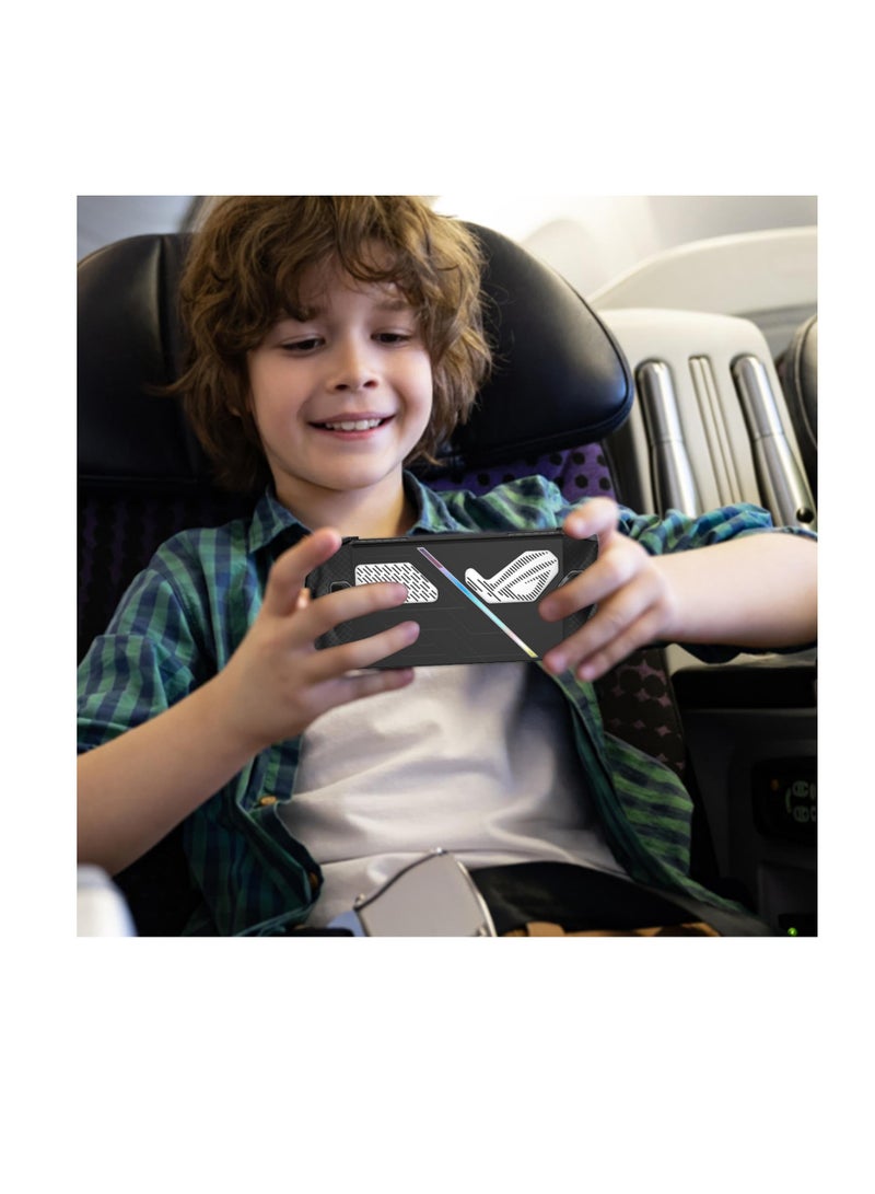 KASTWAVE Non-Slip Soft Silicone/TPU Protective Case Protector, Silicone Case for Rog-Ally Handheld, Game Console Skin Cover for Rog Ally Accessories (Black) - Image 5