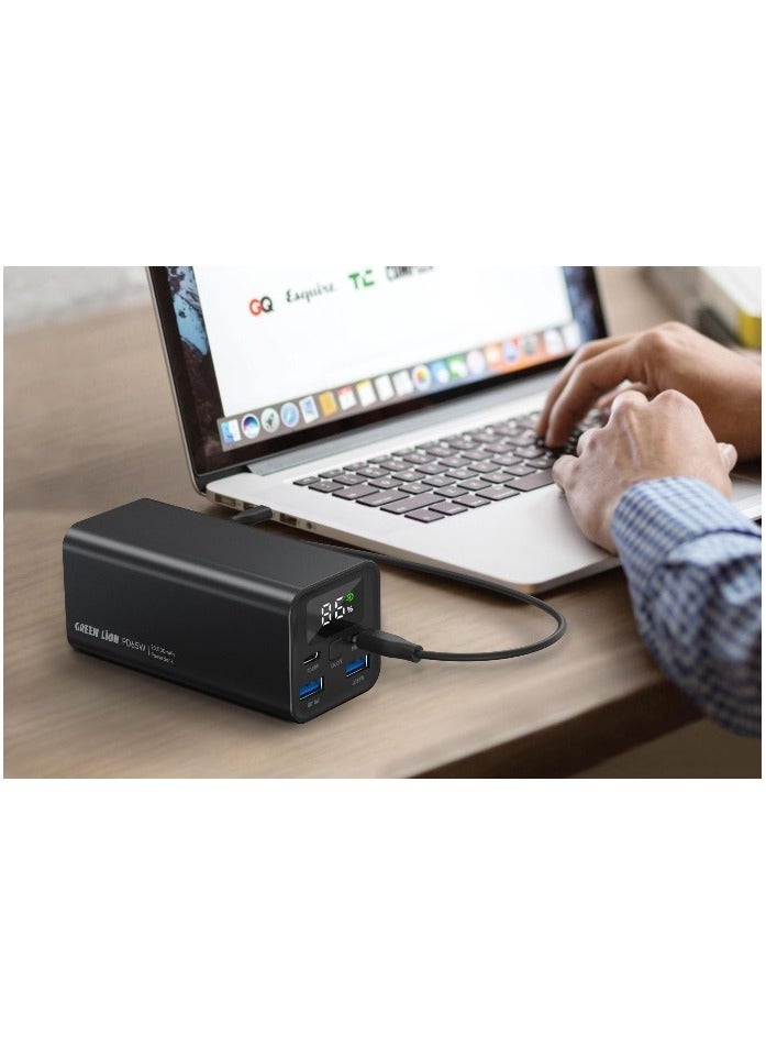 Green Lion Turbo Power Bank 20000mAh - Black - Image 2