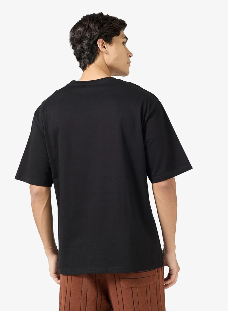 Seventy Five Graphic Print Oversized T-Shirt