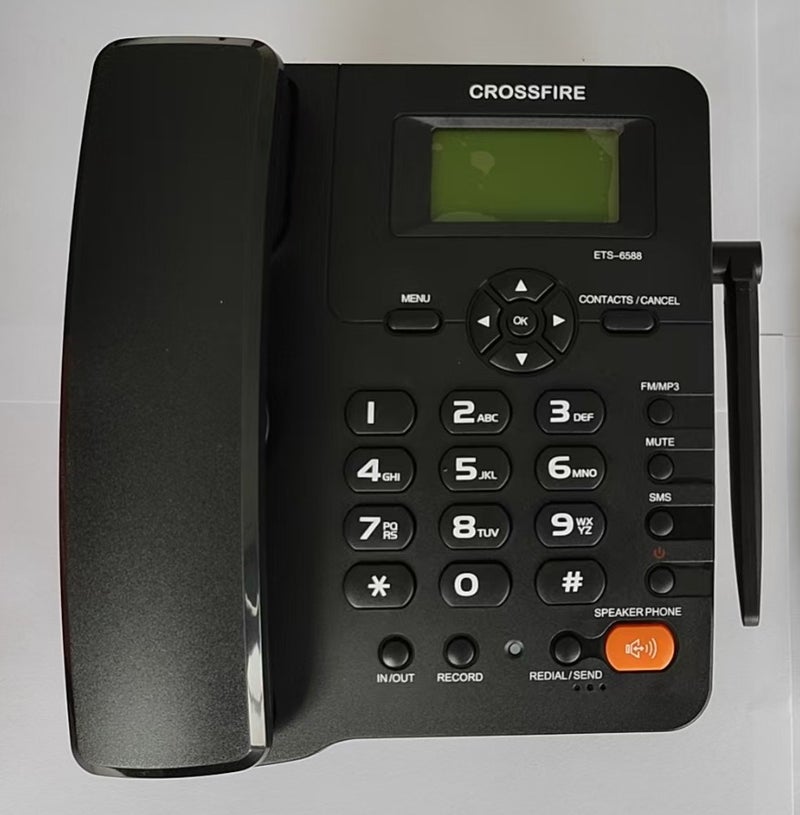 هاتف مكتبي لاسلكي مع بطاقة SIM وشبكات GSM/GPRS/EDGE 2G للتصدير