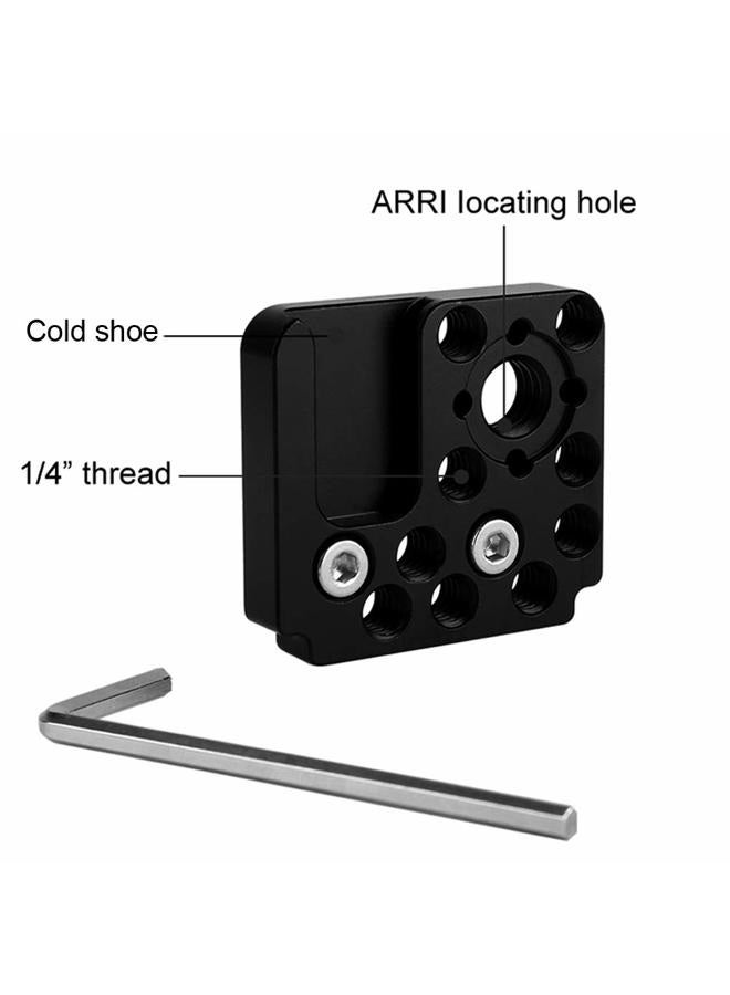 NICEYRIG Mouting Plate for DJI Ronin SC/S, Side Mount with 1/4 ARRI Locating Hole Cold Shoe - 277 - Image 3