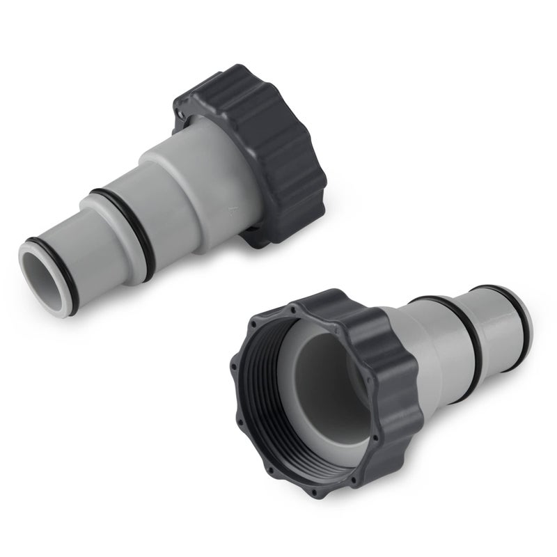 Intex Replacement Hose Adapter A w/ Collar for Threaded Connection Pumps (Pair) - Image 1