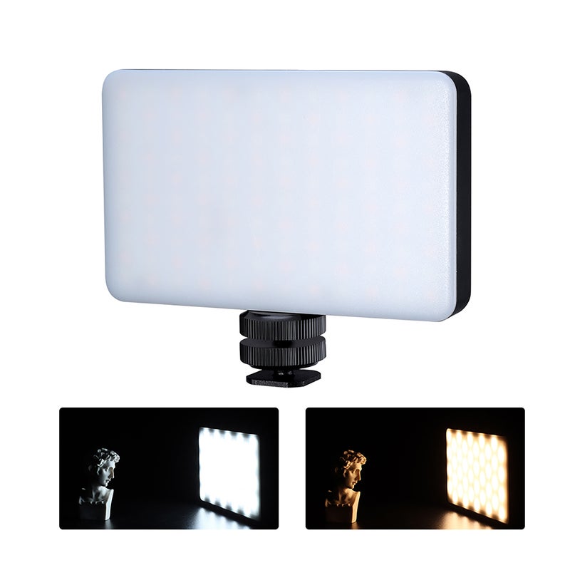 مصباح فيديو LED مصغر ذو درجة لونية مزدوجة VIJIM VL120 3200 كلفن-6500 كلفن - مصباح تعويض فوتوغرافي قابل للتعديل وبنسبة CRI95+ وبطارقة شحن داخلية مع غلاف سيليكون ومحول محاور حادة باللون - Image 4