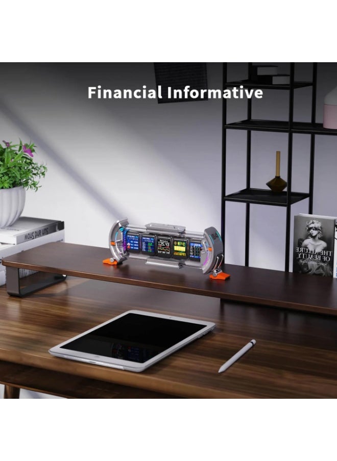 Divoom Divoom Times Gate – Cyberpunk Digital Clock with Smart App, Wi-Fi, and RGB Pixel Art Display  - Image 3