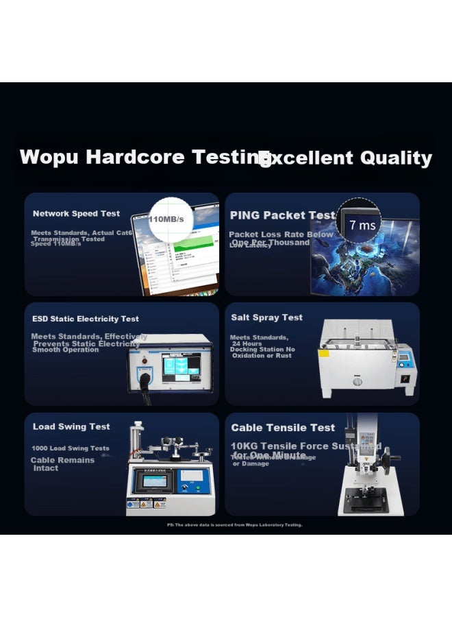 wopu Wopool Type-c 3.2 Docking Station Usb-c Data Transfer Hub Laptop Desktop Phone Daisy Chain Kvm Switch Keyboard Mouse Sharing Adapter - Image 4