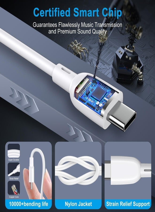 ANDHOT USB C iPhone 16 Headphone Jack Adapter, USB C to 3.5MM Headphone Audio Adapter Dongle Cable Cord for iPhone 17/17 Pro Max/17 Air/16e/16 Pro Max/16 Plus/15/15 Pro Max/Plus,Samsung S25 S24 A17 A16 A36 - Image 5