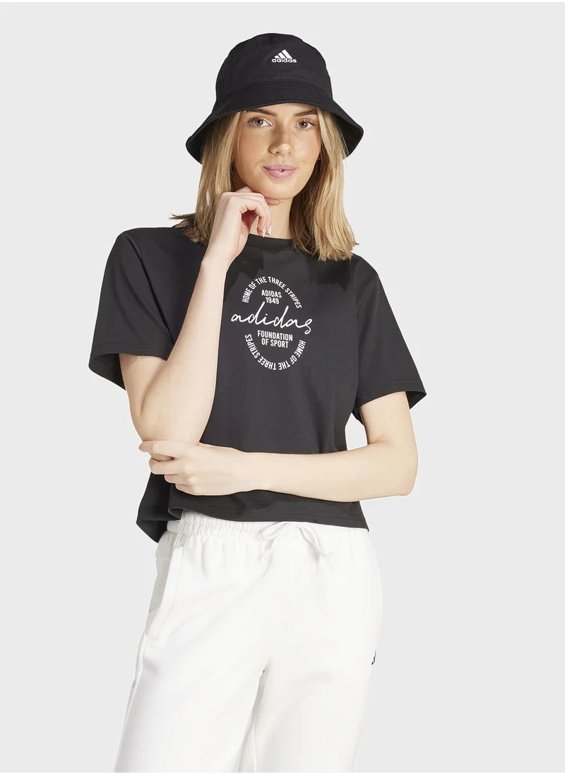 Adidas Brand Love Signature Graphic T-Shirt