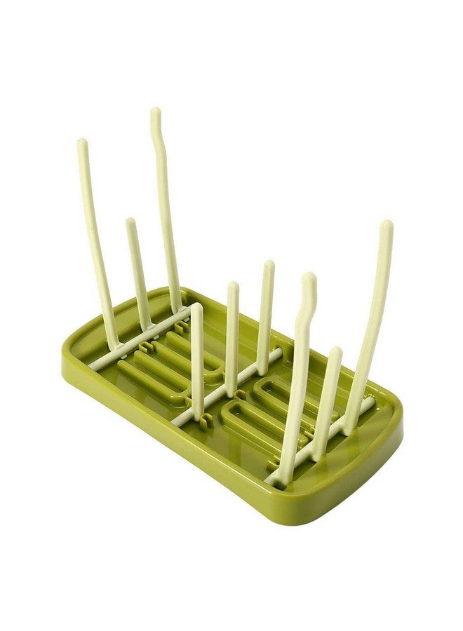 سيجا حامل تجفيف زجاجات الرضاعة القابل للطي وحامل تخزين حلمات أكواب الرضاعة (أخضر) - Image 1