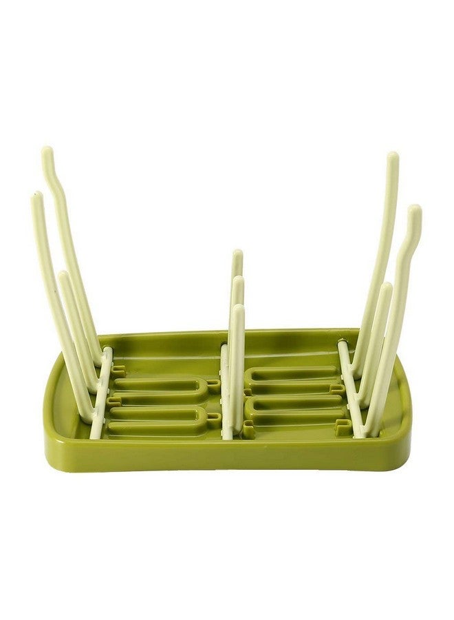 سيجا حامل تجفيف زجاجات الرضاعة القابل للطي وحامل تخزين حلمات أكواب الرضاعة (أخضر) - Image 3