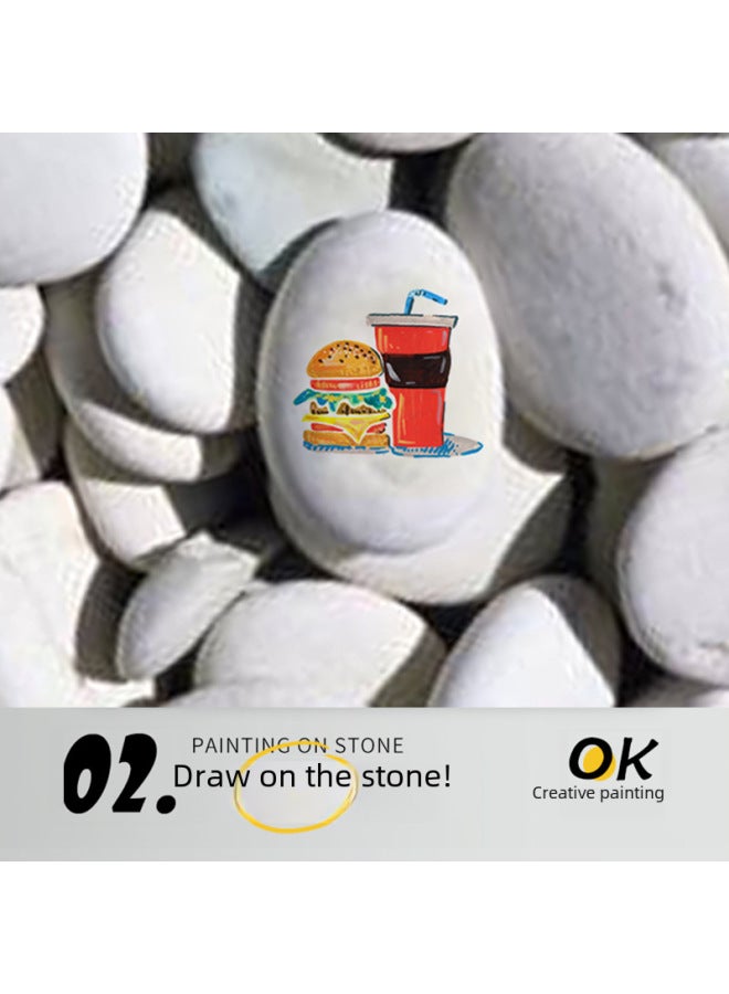 دي كيه قلم الأكريليك متعدد الألوان للطلاب - 36 لون - ماركر أكريليك متعدد الاستخدامات للرسم والتلوين - Image 3