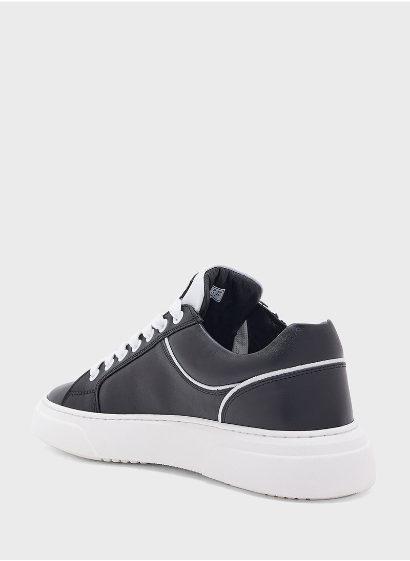 VALENTINO BY MARIO VALENTINO Lace Up  Low Top Sneakers  - Image 2