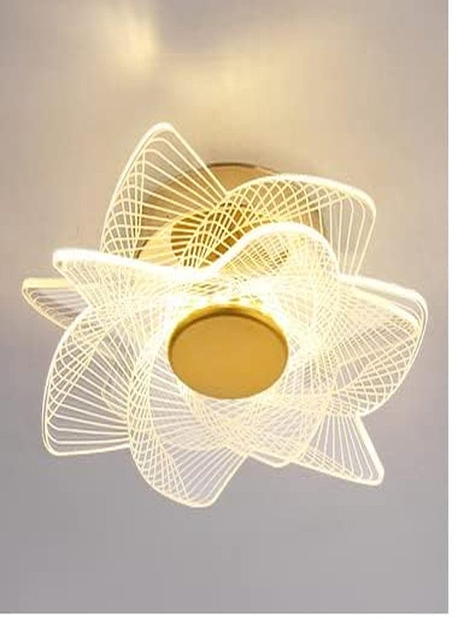 CITRA 250MM Led Gold Modern Ceiling Light for Home and Office Use - Warm White (Round) - Image 5