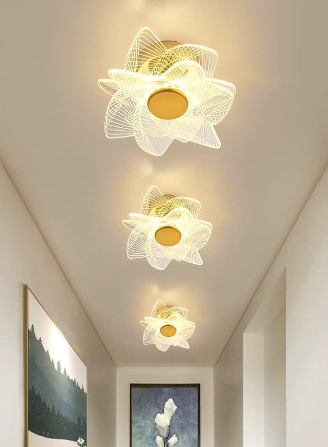 CITRA 250MM Led Gold Modern Ceiling Light for Home and Office Use - Warm White (Round) - Image 2
