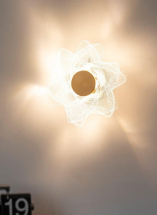 CITRA 250MM Led Gold Modern Ceiling Light for Home and Office Use - Warm White (Round) - Image 3