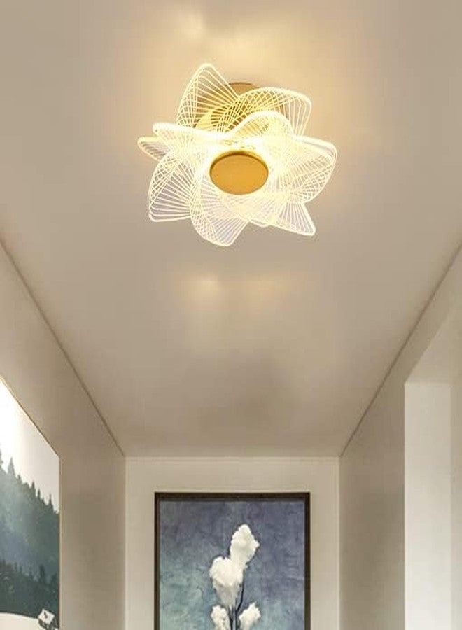 CITRA 250MM Led Gold Modern Ceiling Light for Home and Office Use - Warm White (Round) - Image 1