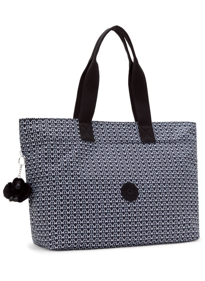 Colissa Signature Print Large Tote Bag