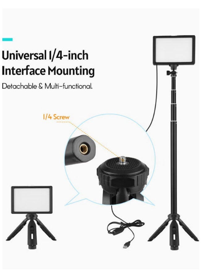 Arabest Led Photo Fill Light Dimmable 5600K,Color Filter with Adjustable Stand,15W 220V Portable Studio Lights for Photoshoot, Photography Video Lighting for Video Recording Streaming Filming - Image 4