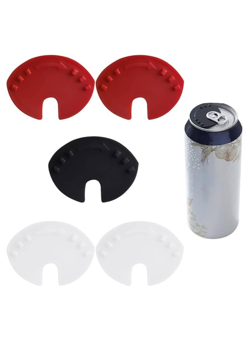 SOLDOUT 5 PCS Beverage Can Lid Sealer Cap Protector For Corbonated Drink Soda Beer (Assorted Color, Pack of 5) - Image 1