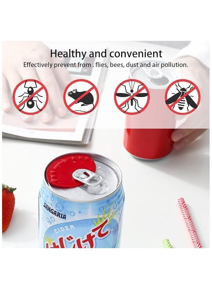 SOLDOUT 5 PCS Beverage Can Lid Sealer Cap Protector For Corbonated Drink Soda Beer (Assorted Color, Pack of 5) - Image 3