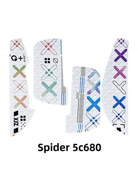 Suitable For Tarantula SC680 Anti-slip Patch Mouse Anti-sweat Absorbent Sc680 Foot Patch Palm Anti-slip Protective Film Foot Low Pad-Color: Gradient Color Printed Mouse Sticker