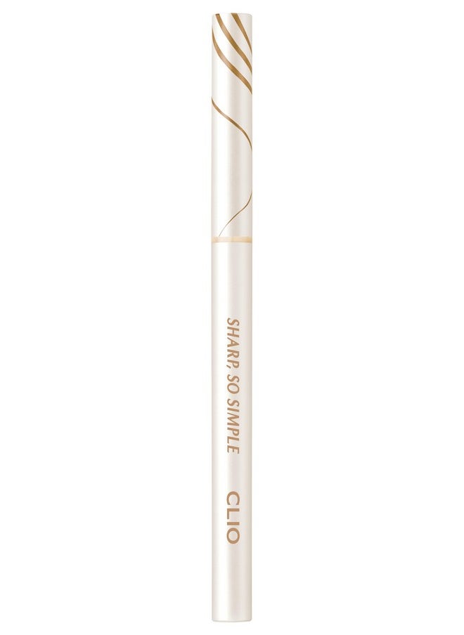 كليو بروفيشنال - قلم تحديد العيون Sharp So Simple المقاوم للماء 007 Creamy Ivory - Image 1