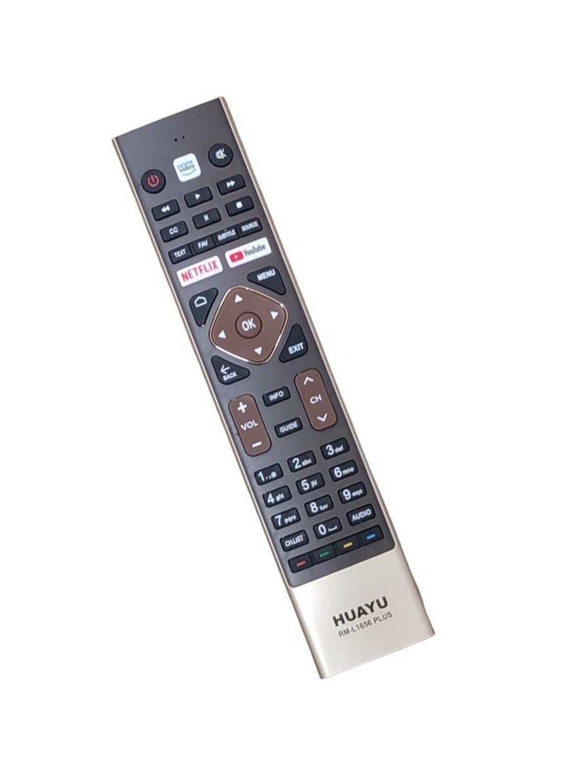 Huayu Haier Smart TV Remote | Replacement Remote Control For Haier Smart TV LCD LED With YouTube Prime Video & Netflix Key Buttons  - Image 2