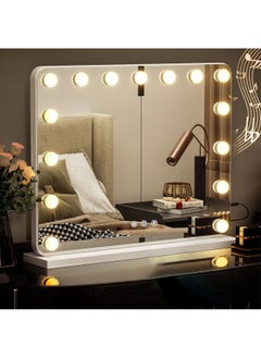 GT-Wheel Hollywood Vanity Mirror with Dimmable LED Bulbs 3 Color Modes and Touch Control  - Image 1