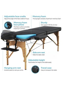 Relax Smart Folding Wooden Massage Bed  - Image 2