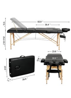 Relax Smart Folding Wooden Massage Bed  - Image 4