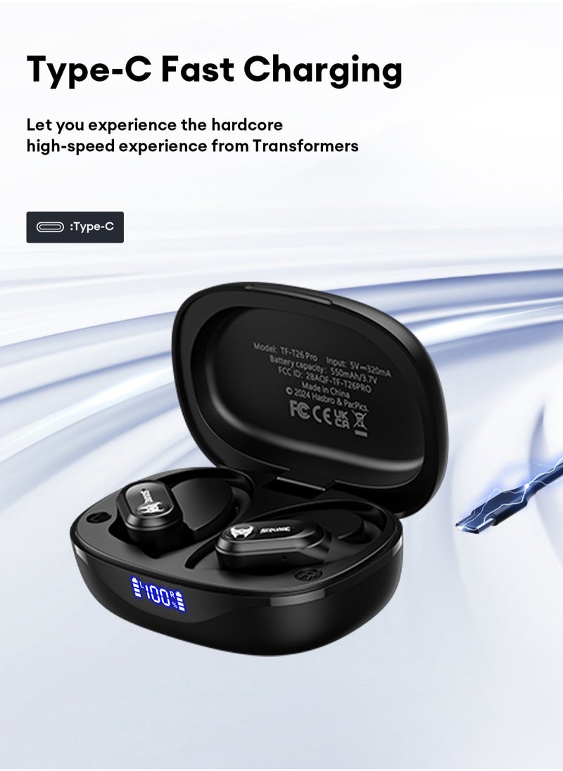 Transformers TF-T26PRO Wireless Bluetooth Headset - Black