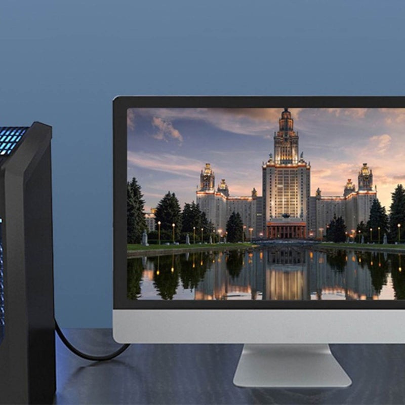 كابل محول DP إلى VGA: بصريات 1080P بنواة نحاس خالٍ من الأكسجين عالية الجودة - نقل إشارة مستقر وخالي من الخسارة بمغطاء PVC لاتصال سطح المكتب أو الكمبيوتر المحمول أو الشاشة أو البروجكتور - Image 5
