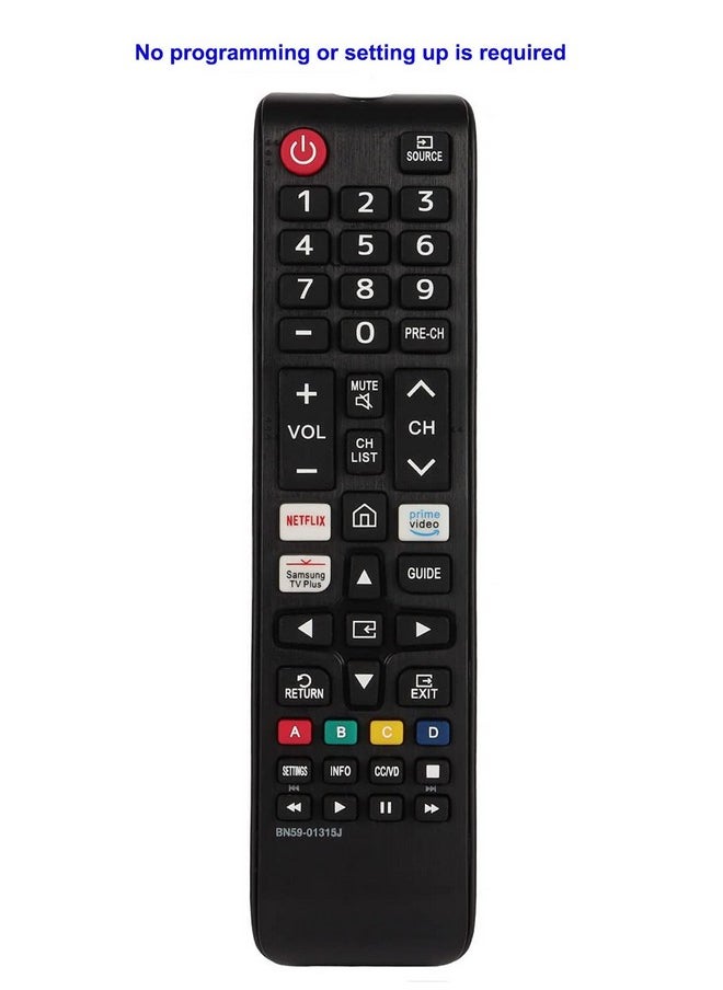 UBay - Bn59 01315J Remote Control Replacement For Samsung Smart Tv 4K Uhd Curve Ultra Hdtv Led 6 7 8 Series Tvs No Setup Required - Image 1