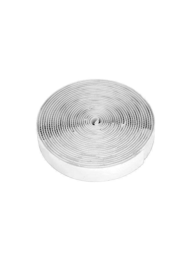 PROMASS promass Hook and Loop Self Adhesive Strip Sticky Tape (2cm Width and 5m Length, White)  - Image 5