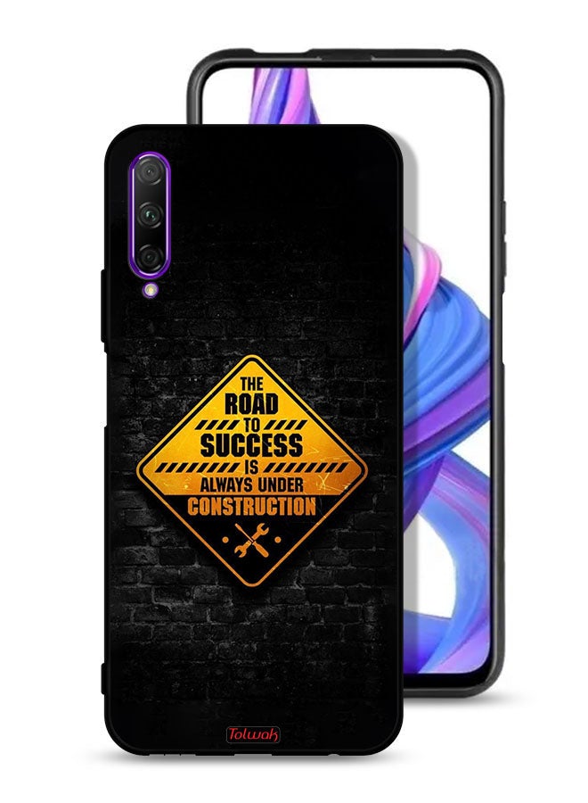 Tolwak Huawei Y9s Protective Case Cover The Road To Success Is Always Under Construction - Image 1