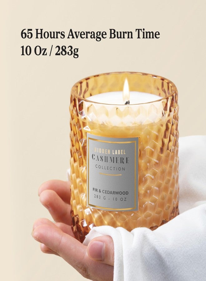Hidden Label Amber & Vanilla Fall Candles, Natural Candle Non Toxic,100% Cotton Lead-Free Wick,Candles for Home Scented,10 oz 65 Hours Burn time,Candle Gifts for Women & Men. - Image 4