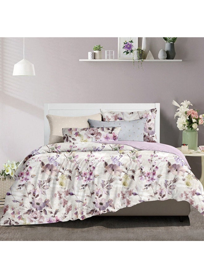 فيفوريت فيفرت طقم لحاف نقشة بألوان متعددة كينج، نفرين طقم 6 قطع - Image 1