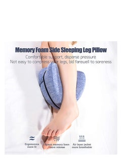 Excefore Knee Pillow for Side Sleepers with Elastic Strap, Memory Foam Leg Pillow, Ideal for Spine Alignment, Hip, Back & Joint Pain Relief , for Better Sleeping with Breathable & Washable Cover  - Image 3