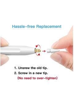KASTWAVE Replacement Tips for Apple Pencil, High Sensitivity for Apple Pencil pencil Nibs Compatible for Apple Pencil 1st & 2nd (4 Pack)  - Image 4