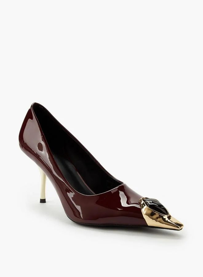 HAADANA Women Stiletto Heel Pumps