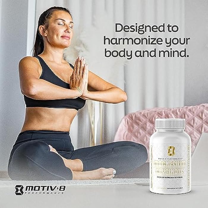 Motiv-8 Magnesium Glycinate, Relaxation, Sleep Support, Mood Elevation, 100% Vegan, 500 mg (180 Veggie Capsule) - Image 4