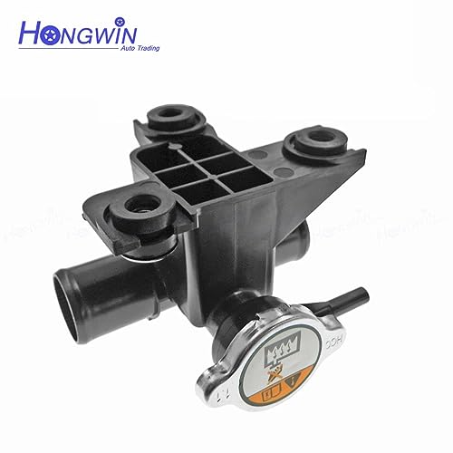 HWATPS 25329-2K000 Engine Radiator Coolant Filler Neck With Radiator Cap Fits for Kia Soul 1.6L 2.0L 2010-2011 - Image 3