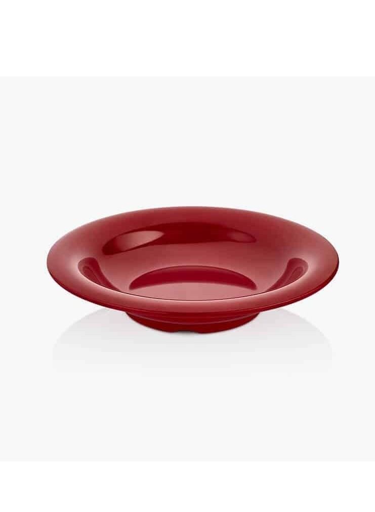 Melamine pasta plate size 30 cm red