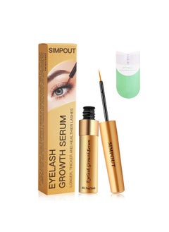 Eyelash Growth Serum Fuller & Longer Looking Eyelashes Lash Enhancing Serum Voluminous Lengthening Natural Lash Enhancer Vegan & Cruelty Free
