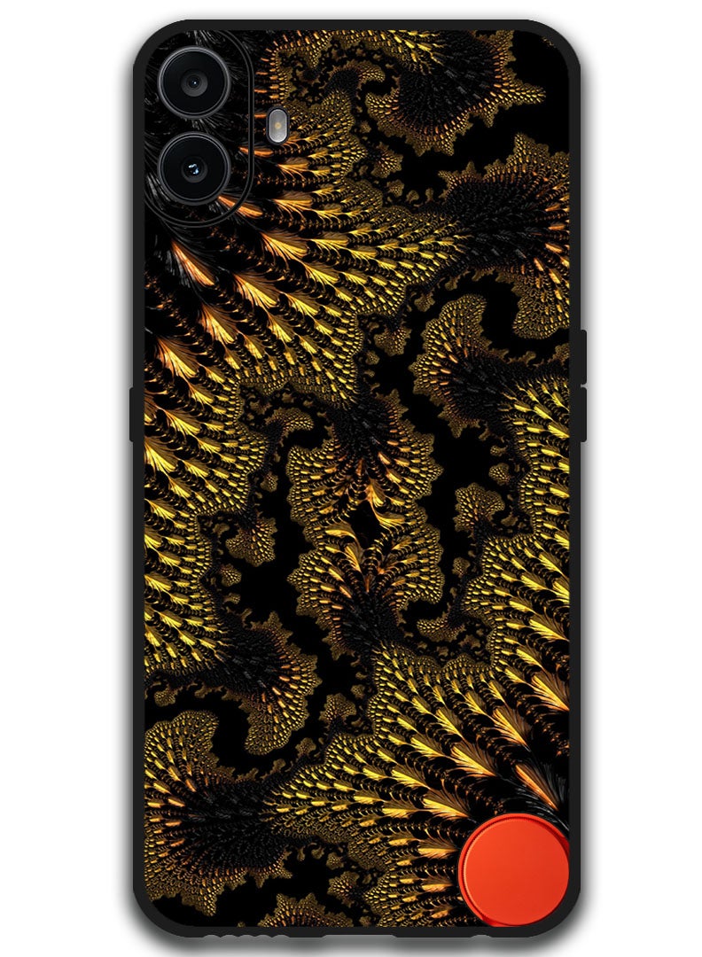Theodor Protective Case Anti Scratch Shock Proof Bumper Cover For Nothing CMF Phone 1 fractal_abstraction_sinuous - Image 1