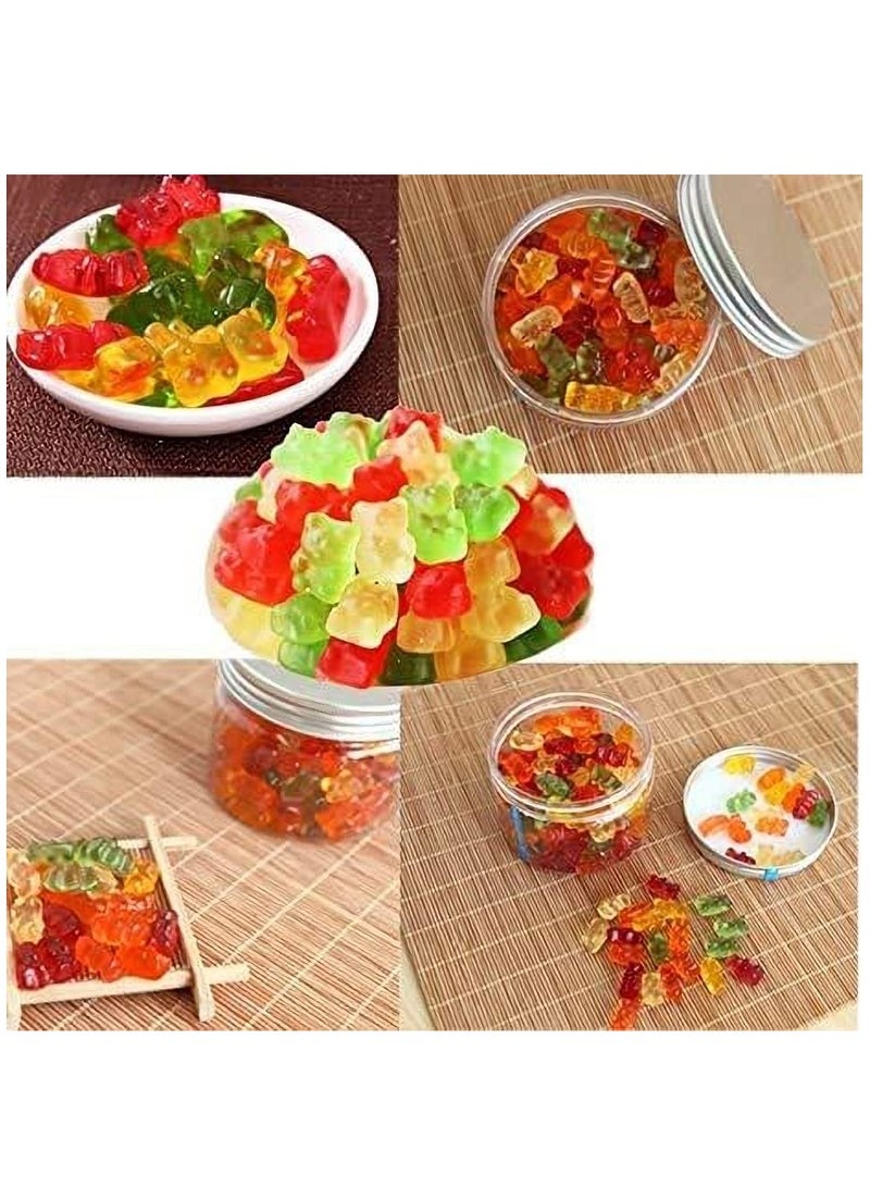 2 Pack 50 Cavity Silicone Gummy Bear Candy Chocolate Mould With a Dropper Making ,Gift For Your Kids