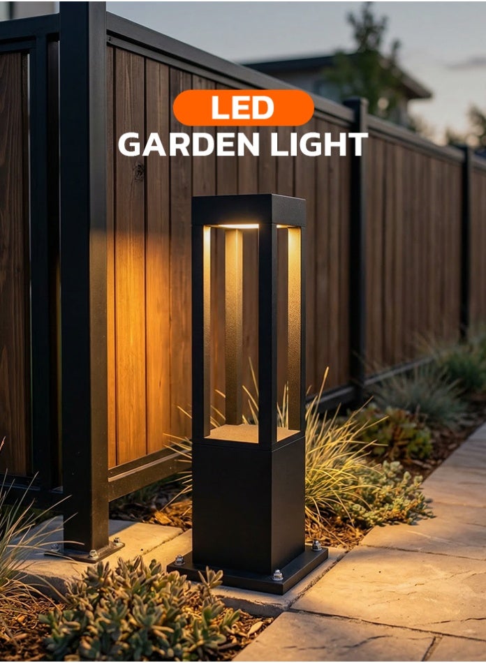 في ماكس مصباح LED بطول 30 سم - عمود حديقة عصري من الألومنيوم بقوة 12 واط، مقاوم للماء بمعيار IP65 (تيار متردد 220-240 فولت) - Image 4