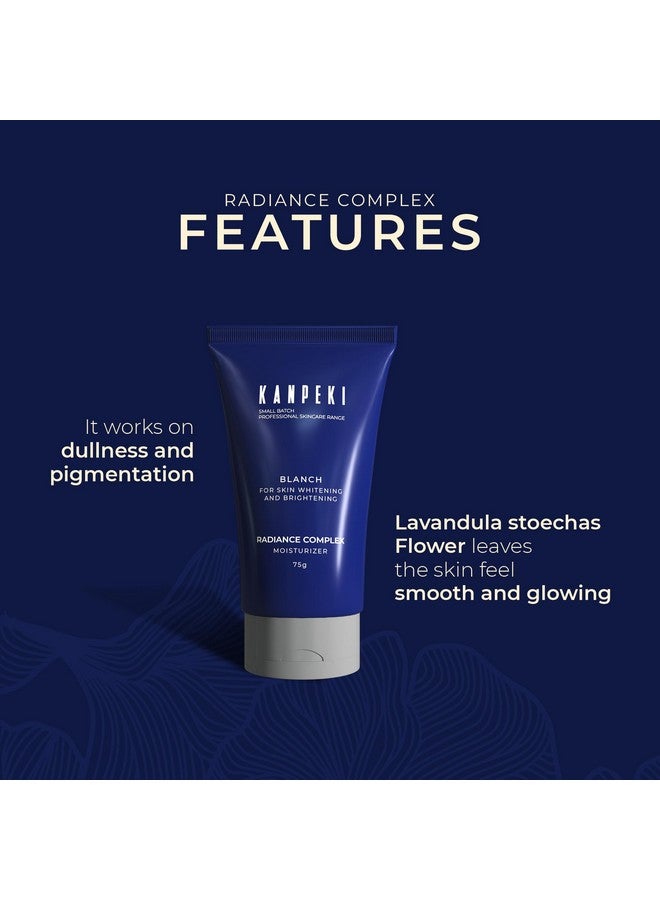 KANPEKI Blanch Radiance Complex Face Moisturizer For Daily Use Removes Dark Spots Age Spots Tanning Dull & Pigmented Skin Smooth & Glowing Skin All Skin Types - Image 3